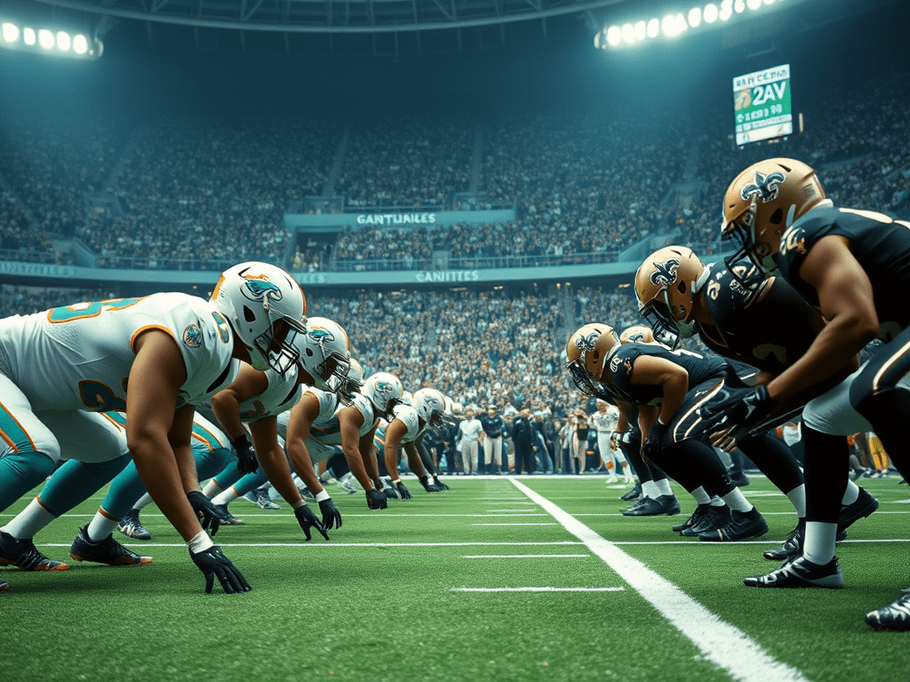 Miami Dolphins Chase a Third Straight Win,  But the Saints Stand in Their&nbsp;Way