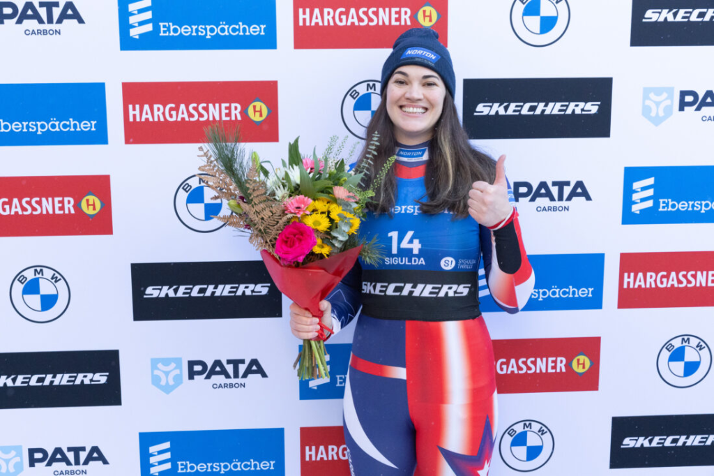 Summer Britcher Strikes Gold Again, Takes Control of the Luge World Cup