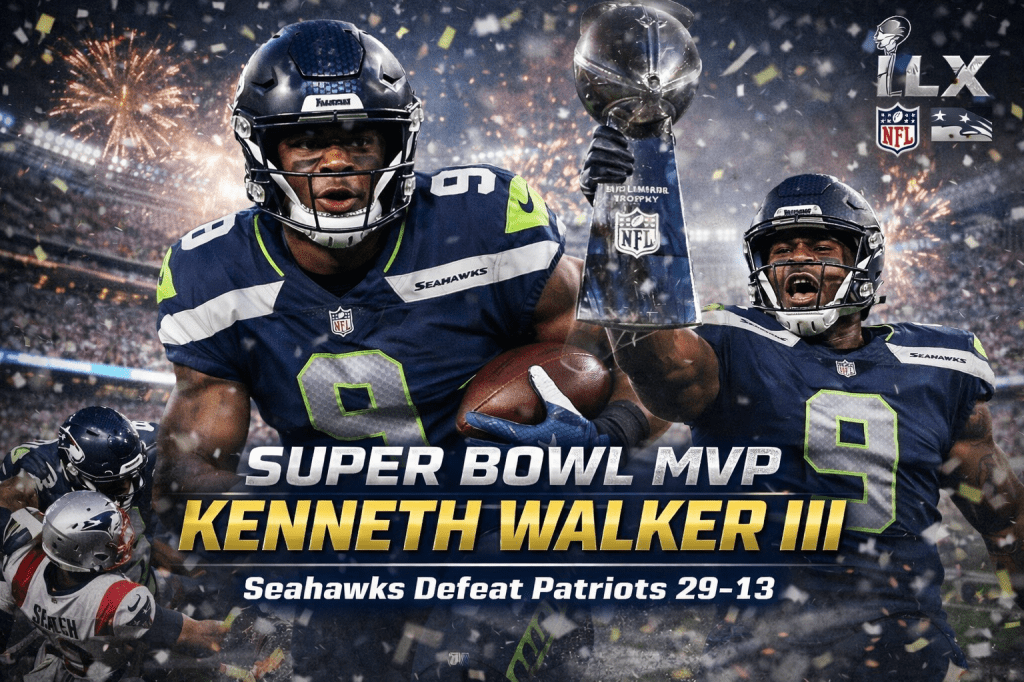 Kenneth Walker III: MVP of Super Bowl&nbsp;LX