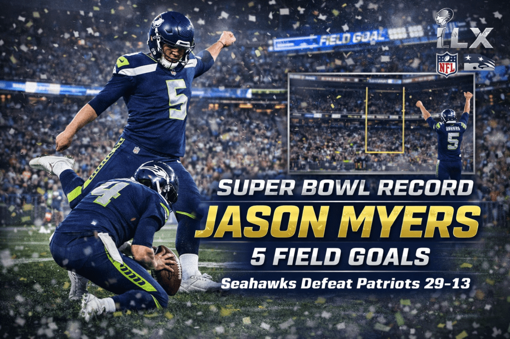 Jason Myers’ Historic Kicking in Super Bowl&nbsp;LX
